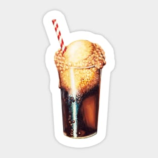 Root Beer Float Sticker